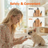 Zoxalru 2-in-1 2 Trimmer Dog Nail Clipper & Nail Grinder with LED Lights Splash Guard for Large Medium Small Cats Dogs