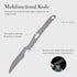 Set Ti1078T Boundless Voyage Titanium Cutlery Ultralight Utility Flatware Utensil Spoon Fork Knife in Case for Home Use