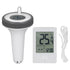 Badafaci 60m 1 IP67 Swimming Wireless Pool Thermometer, LCD Display with Range and Accuracy, Floating Thermometer