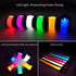 Pack of 6 LED Light Up Band Slap Bracelets for Night Safety, Cycling, Walking, Running, Concerts, Camping