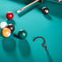 4pcs GANAZONO Billiard Cue Holder Hooks Metal Pool Table Side Rack Wear-resistant Snooker Pool Accessories Organizer