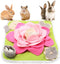 Alibuy Rabbit Foraging Mat Snuffle Mat for Small Animals Bunny Puzzle Toys Pets