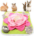 Alibuy Rabbit Foraging Mat Snuffle Mat for Small Animals Bunny Puzzle Toys Pets