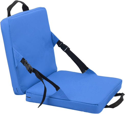 Stadium Seat Cushion, Portable High Back Soft Patio Cushion Foldable Chair Cushion