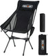 Overmont Portable High-Back Camping Chair - 440LBS Support Oversized Lightweight Folding Backpacking