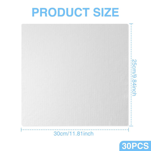 OQXEJPHFN 30 Pcs Travel Disposable Compressed Towel Tablets, Portable Thicker Style Large Cotton Travel Washcloth
