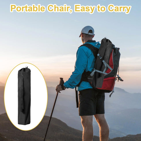 2 Pack Supports300lbs, Folding Camping Chairs Portable Outdoor Chair for Camping, Fishing, Beach, Picnic, Lightweight