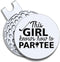 This Girl Knows How to Par Tee Golf Ball Marker, Funny Golf Gift with Magnetic Hat Clip for Woman