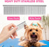 6 in 1 Professional Stainless Steel Dog Grooming Scissors, Anti-Rust Round Tip Shears for Cats, Pink Pet Kit