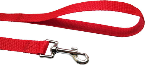 Nylon Training Dog Leash: 15ft, 20ft, 30ft, 50ft Long for Small, Medium, and Large Dogs, Obedience Recall Training