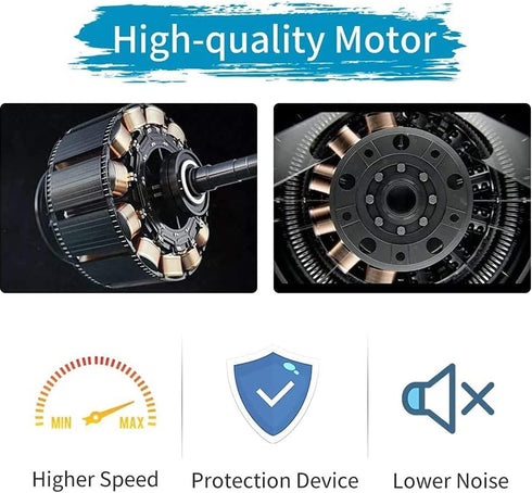 Swimming 4 NozzlesAC 110-120V500W Electric Airpump for Inflatable Tumble Track Gymnastics Mat, Air Roller Barrel, Ring