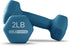 HolaHatha Neoprene Dumbbell Weight Set with Rack, 2, 3, 5, 8, and 10 Pound for Home Exercises