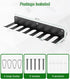 QBA Wall Mount Baseball Bat Holder, Heavy Duty Steel Rack for 14 Bats, Organizer for Dugout Fence