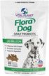 Vital Planet Flora Dog Probiotics, 30 Natural Bacon Flavored Chews with 20 Billion Cultures, Immune Support
