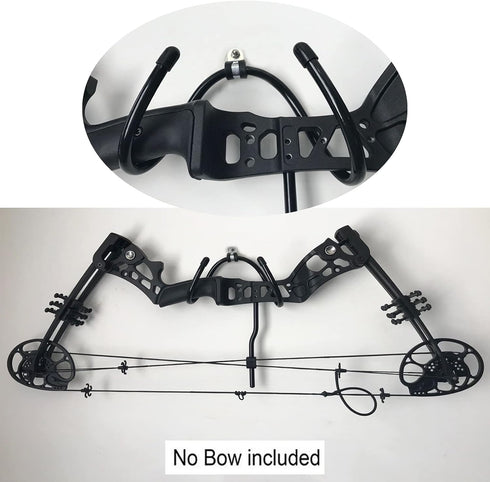 Pmsanzay Bow Wall Storage Display Rack, Hanger Hooks Wall Mount with Rubber Protection, Holds Up to 20 Lbs