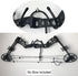 Pmsanzay Bow Wall Storage Display Rack, Hanger Hooks Wall Mount with Rubber Protection, Holds Up to 20 Lbs