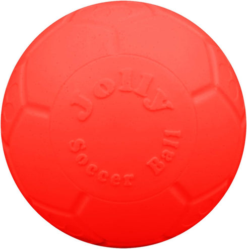 Jolly Pets Medium Soccer Ball Floating-Bouncing Dog Toy, 6 Inch Diameter, Orange (SB06 OR)