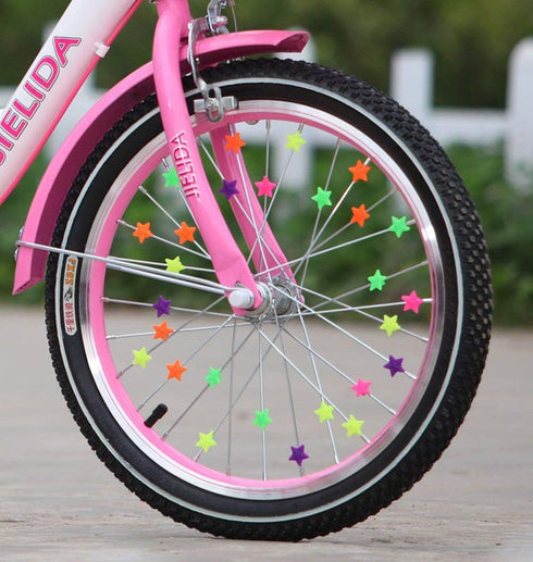 Kids Bike Basket Set, Wicker Handlebar Basket with Unicorn Necklace, Bell, Streamers, Stickers