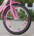Kids Bike Basket Set, Wicker Handlebar Basket with Unicorn Necklace, Bell, Streamers, Stickers