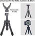 360 Portable Shooting Tripod with Rotating & Removable V Yoke - Adjustable Height Rifle Rest Stand for Hunting, Target