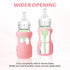 NYTGAH 3 Pack 9 oz, Silicone Sleeve for Dr. Brown Wide-Neck Bottle Anti Breakage Bottle Holder for Baby