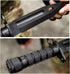 Tactical Rubber Knife M9 M16 - Military Training ABS Plastic Dagger with Scabbard Model Kit for Airsoft