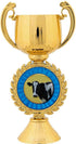 7.25" Crown Awards Personalized Cow Trophy, Gold Cup Dairy Cow Trophies with Free Custom Engraving