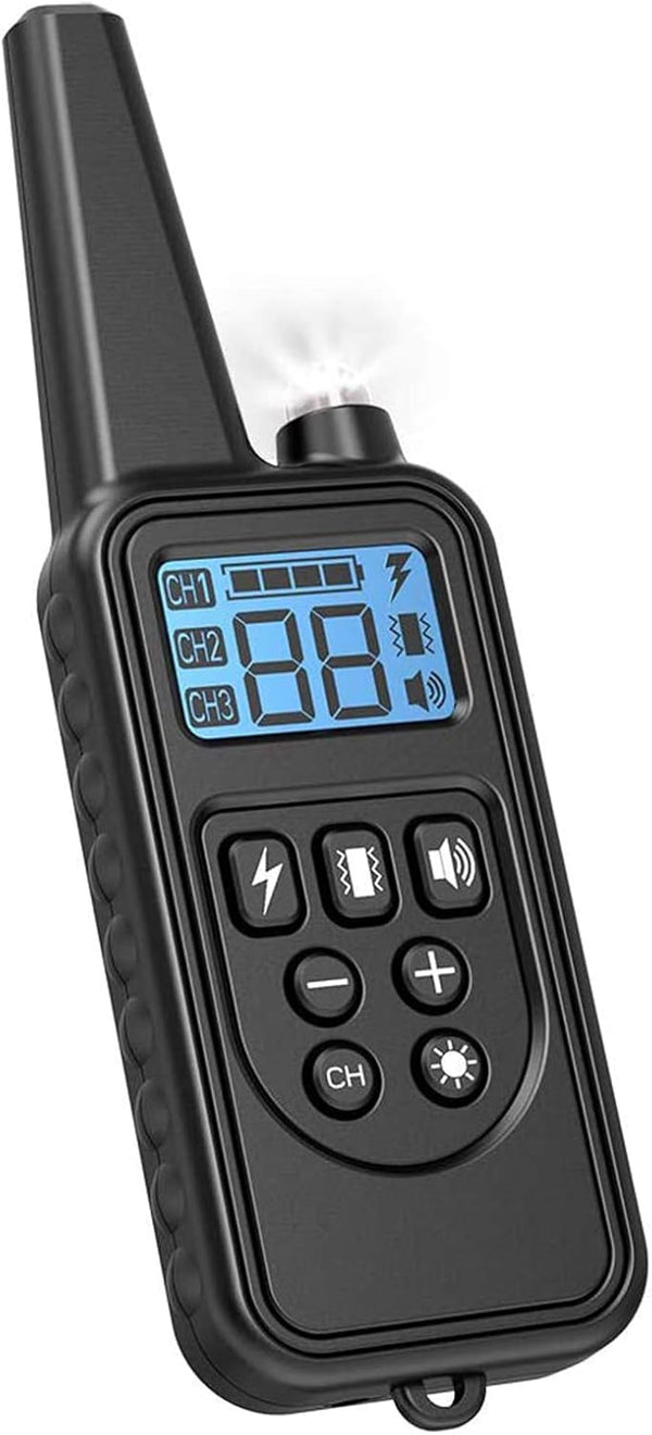 F-color Dog Training Collar Remote, Rechargeable 2600FT Shock Collar Controller for Large Medium Small Dogs