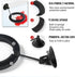Fish Feeding Ring: Safe Floating Food Feeder Circle with Suction Cup for Aquarium, Ideal for Guppy, Betta, Goldfish (1
