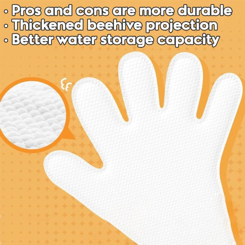 Cleaning Glove for Dog and Cat, Wipes Gloves for Pet Fur Face, Ear, Eye, Paws Cleaning Wipes, Grooming Wipes (6 Pcs)