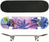 Wilver Complete Skateboards, 31 inches for Beginners, Teens, Girls, Boys, Kids, Adults, Maple Wood