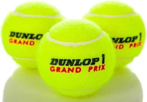 3 (4 DUNLOP Grand Prix Extra Duty Hard Court Tennis Balls - Ball Can Cans)