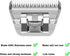 BESTBOMG Size 7FW Wide Detachable Pet Dog Grooming Blades, Cutting Length 1/8" (3.2mm), Compatible with Andis, Oster