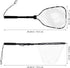 minkissy Folding Shrimp Fishing Net with Aluminum Alloy Frame, Fine Mesh Foldable Fish Tank Net for Aquarium and Fly