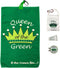 Par 3 Golf Kit - Includes Waffle Towel, Tee Bag with 4 Tees, Bling Golf Ball Marker with Hat Clip