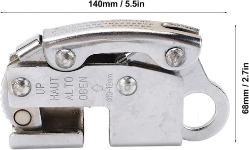 VBESTLIFE Self Locking Device - Rock Climbing Self Locking Rope Grab Fall Safety Harness Rope Grab Device