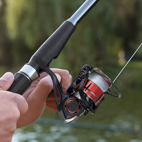 Tempo Expert Spinning Reels, Ultralight Magnesium Body Fishing Reel, 10+1 BB, 41LBs Carbon Fiber Drag Max, 6.2:1 Gear