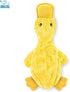 Best Pet Supplies Crinkle Dog Toy for Small, Medium, and Large Breeds, Cute No Stuffing Duck with Soft Squeaker, Fun for Indoor Puppies and Senior Pups, Plush No Mess Chew and Play, Large, Yellow