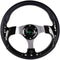 RASTP Golf Cart Steering Wheel 12.6”/320mm for Club Car DS, Club Car Precedent, EZGO, Yamaha Golf Carts, Black