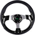RASTP Golf Cart Steering Wheel 12.6”/320mm for Club Car DS, Club Car Precedent, EZGO, Yamaha Golf Carts, Black