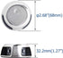 Young Marine Stainless Steel Deck Mount, Bi-Color Bow Light Red and Green LED for Boat Pontoon Yacht