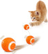 Generic Cat Toys Interactive Spinning Ball, Automatic Rolling Smart for Cats Training, with Flashing LED Lights