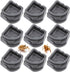 9 Pcs Mini Resin Tarantula Micro Water Bowl, Tiny Bowl for Spider, Tarantula, Millipede Insect (Small: 1" D)