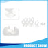 Aquarium Suction Cup, Tube Heater Clip Holder Suction Cup for Aquarium Fish Tank(Clear, 8Pcs)