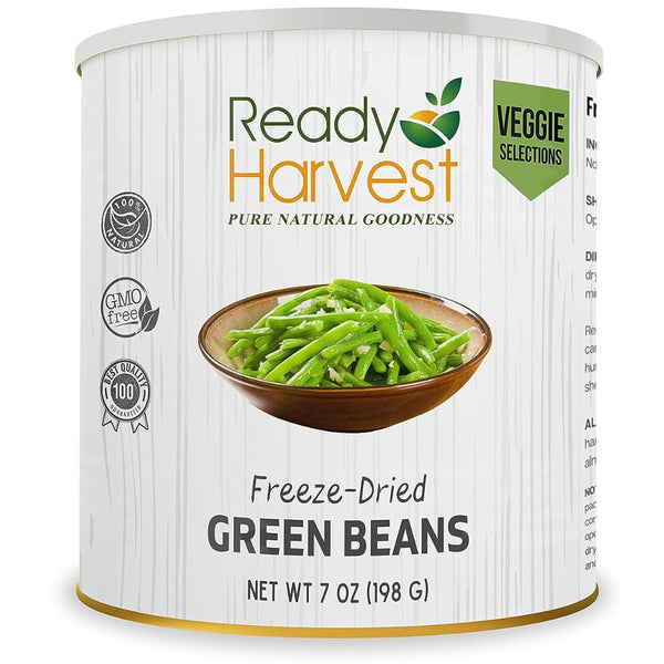 Ready Harvest Freeze Dried Food - Green Beans | Emergency Food |