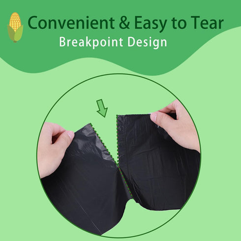 iKakocus 8 5 Biodegradable Camping Toilet Waste Bags & Trash Bags, Gallon Compostable Porta Potty Liners for Outdoor