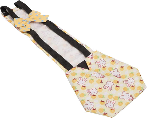 Pet Chicken Diaper,Reusable Washable Duckling Nappy Goose Diaper Duck Diapers Pet Physiological Pants with Bow Tie