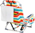Generic Backpack 5 Folding Beach Chair, Portable Camping Chairs with Headrest, Cup Holder & Armrests, Beach Chairs