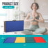 4-Panel 4'x8'x2'' Folding Gymnastics Mat Yoga Mats Exercise Mat Gym Mat for Home Aerobics Workout Foldable Tumbling Mat