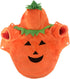 Mogoko Dog Cat Halloween Pumpkin Costume, Pet Cosplay Costumes, Puppy Warm Fleece Hoodie, Autumn Winter Clothes (L Size)